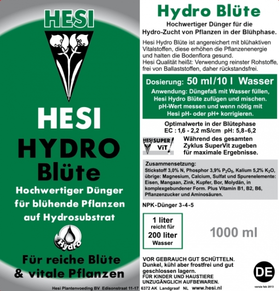 Hesi Hydro Blüte 1l